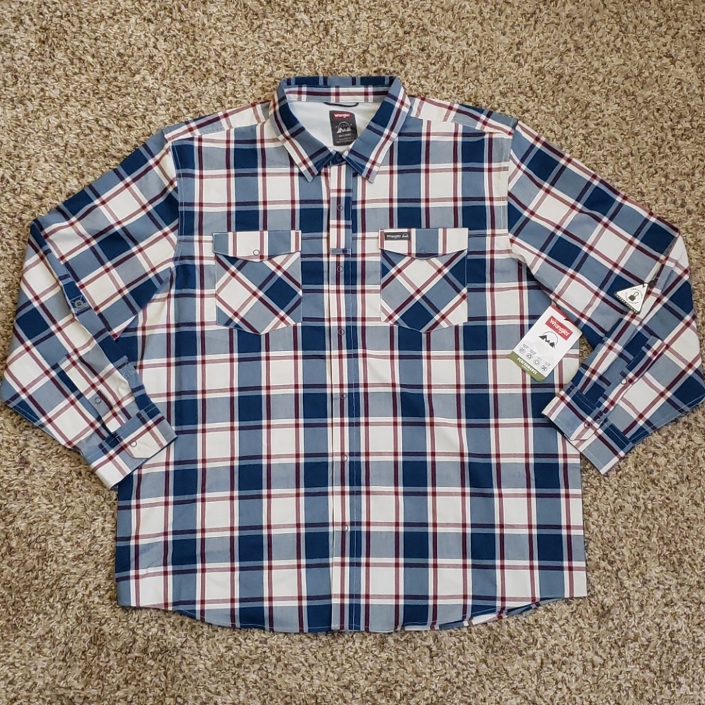 Nwt Wrangler long sleeve shirt